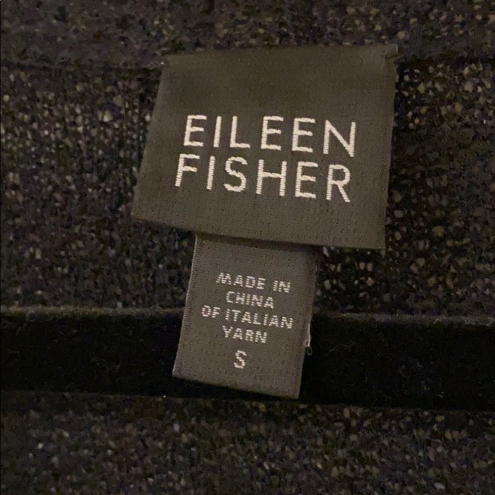 Eileen Fisher crochet black dress - Picture 6 of 6